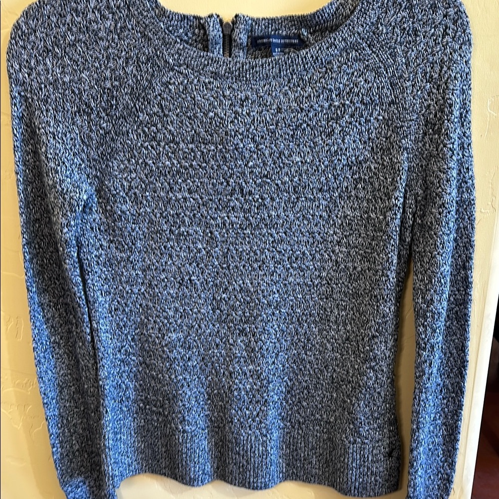 American Eagle Outfitters Black and gray Knit Sweater